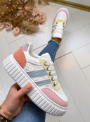 *SALE* COLOR LACE SNEAKER A029