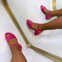 LINDA HEEL X5-388 - FUCHSIA