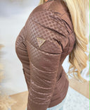 GUESS NEW VONA BLOCK JACKET W6YL16W2891 - G1CU BROWN