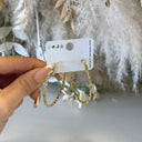 SWIRL EARRING SS-0052 - GOLD