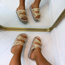 HENNA SLIPPER LX9633 - BEIGE