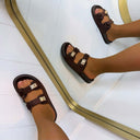 DEMI CHAUSSON HY51078 - MARRON
