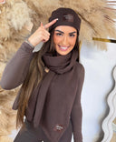 GUESS KNITTED BEANIE AW5631VIS01 - BTC BROWN