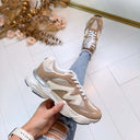 SNEAKER SPEEDER 2447 DE STEVE MADDEN - TAUPE MULTI