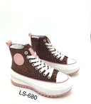 PLATEAU DETAIL SNEAKER LS-680 - BROWN