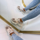 BEAU SNEAKER B-800 - BEIGE/KHAKI