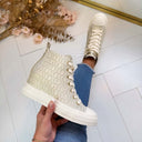 GUESS WEDGE SNEAKER FLTSUNFAL12 - GOLD