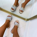 PRETTY DETAIL SLIPPER GQ8-079 - BLUE