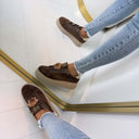 FLOWER SNEAKER R150 - BROWN