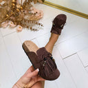 FRANSEN-SLIPPER AM332 - BRAUN