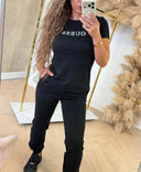 GUESS NEW CARRIE SS T-SHIRT O5RI01KBBU1 - BLACK