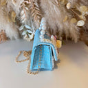TWEET CHARM BAG E-1 - BLUE