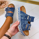 DENIM GESP SLIPPER 22-90