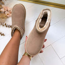 LEATHER UGIE BOOT 6391 - BEIGE