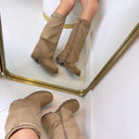 BOTTES SUEDINE VEGAS DES8076 - KAKI/DAIM