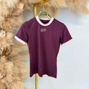 GUESS SS MNI SCRIPT LOGO T-SHIRT W6BI48K6416 - RGP BORDEAUX