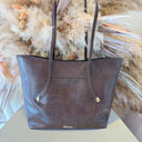 STEVE MADDEN BDELPHIN BAG 2663 - CHOCO/GOLD