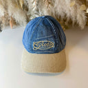 GUESS DENIM BASEBALL CAP AW5505COT01 BUD - BLUE