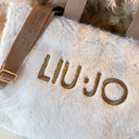 LIU JO FAKE FUR SHOPPING BAG 2F6037/E0218 - BURRO