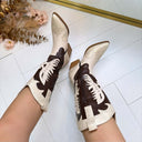 *ACTIE* FIEN WESTERN LAARS DES672 - GOLD/BEIGE