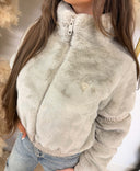 GUESS CARLA FAUX FUR JACKET V6BL14W4519 - G9M3 BEIGE