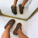 LAYLA PANTOFFEL SU012 - KHAKI