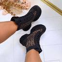 GLAM BOOT 8-511 - LEOPARD/BLACK