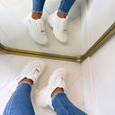 STEVE MADDEN BASKET POSSESSION-E 0033 - BLANC