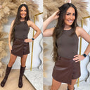 **LAATSTE MAAT M** GUESS SL ROUND GUENDALI TOP W6RP39KD092 - G1EA BROWN