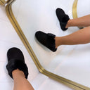 COZY PANTOFFEL FC-906/902 - ALL BLACK