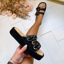 STICH PLATEAU SLIPPER 2269 - SCHWARZ