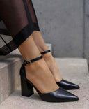 CHER HEEL 8707 - BLACK