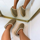 REAL LEATHER PANTOFFEL 2522 - KHAKI