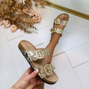NEU GESP HAUSSCHUH X5-385 - GOLD