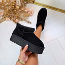 LEATHER UGIE BOOT 6391 - BLACK