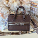 VALENTINO BAGS WINTER AELLA SHOPPING BAG VBSABG04 - CAFFE