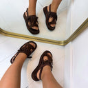 STUDS FRANSEN SANDALE X5-510 - BEIGE