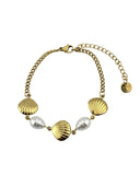 PAREL SCHELP BRACELET 674 - GOLD