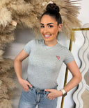 GUESS MINI TRIANGLE RAS DU COU TEE W2YI44J1314 - LMGY GREY