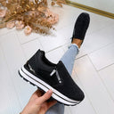 GLAM ZIP SNEAKER YY229 - SCHWARZ