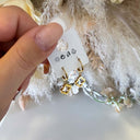 SPARKLING KLAVER EARRING EH396 - GOLD