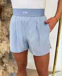 UNIQUE THE LABEL GIGI SHORT - VINTAGE BLUE