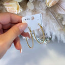 SWIRL EARRING TT-0046 - GOLD