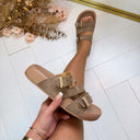 GINY GESP SLIPPER X25-PL - KHAKI
