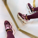 STEVE MADDEN POSSESSION-E SNEAKER 4652 - BUR PINK SUEDE