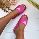 GUESS SPARK BEACH SLIPPER E6GZ16BB00F - G6J7 ROSE