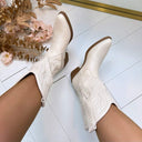 DIANA COWBOY LAARS CC2332 - BEIGE