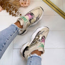 STEVE MADDEN SNEAKER SPEEDER 2447 - SAND MULTI