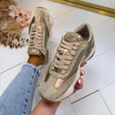 STEVE MADDEN SETBACK-R SNEAKER 6045 - GOLD