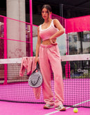 UNIQUE THE LABEL PEGGY JOGGER - VINTAGE PINK